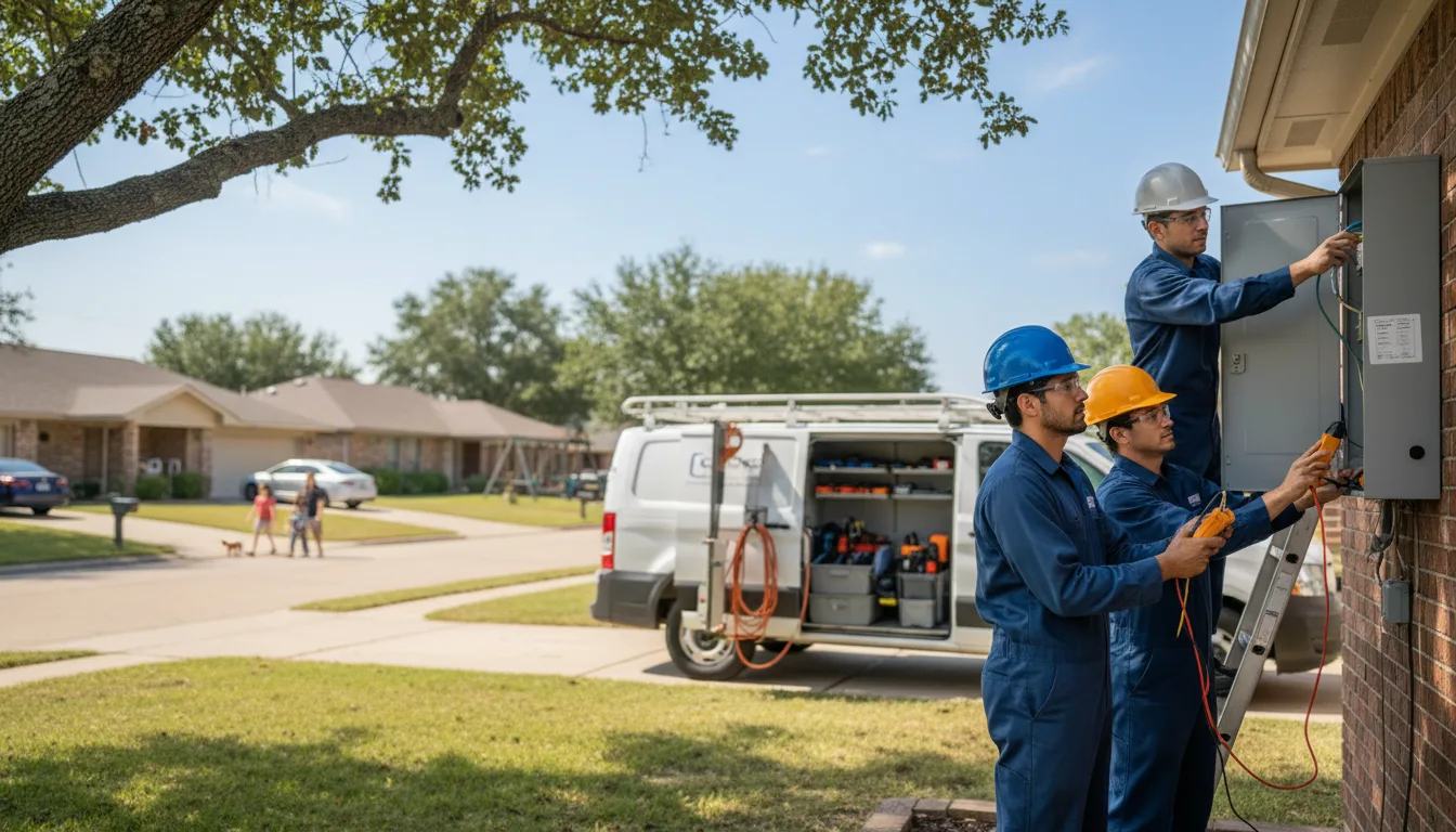 Certified electrician providing emergency electrical services in Cedar Bluff, AL